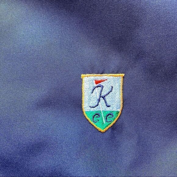 Zero Resistance Dark Blue Half Sleeve 1/4 Zip Water Resistant Pullover Size Med - Picture 10 of 13